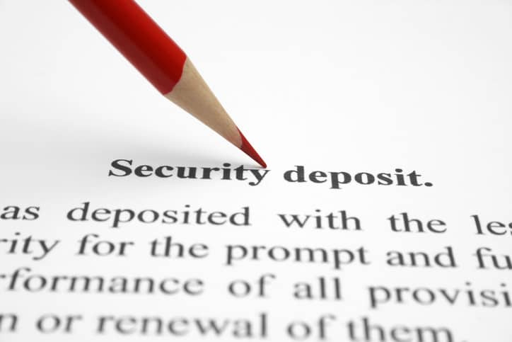 full security deposit - security deposits - security deposit refundable